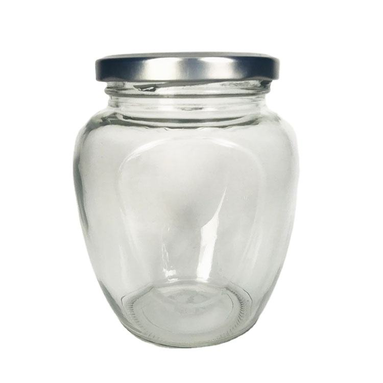 High Quality 450 ml New Shape Empty Glass Honey Jar for Canning honey