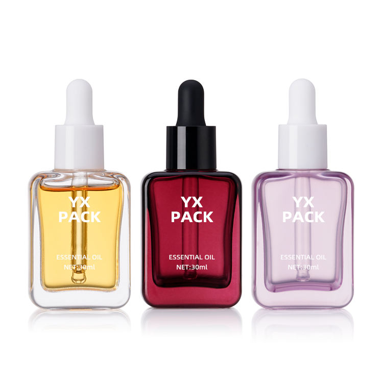 Wholesale Makeup Reuse Cosmetic Container Bouteille En Verre Face Serum Bottle 30ml Empty Luxury Dropper Bottle