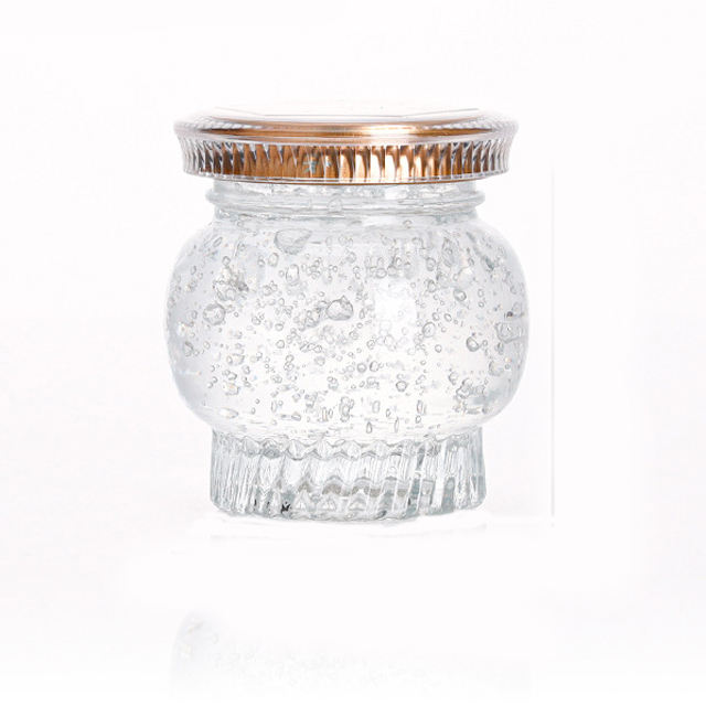 Linlang New Lantern Shape 75ml Thicken Glass Edible Bird's Nest Bottles Empty Honey Jam Flower Gum Glass Jars