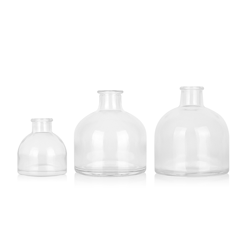 50ml 200ml 230ml Empty round shape glass reed diffuser bottle wholesale