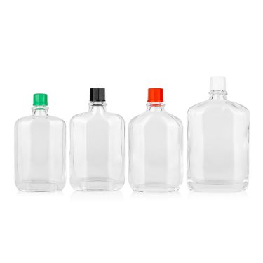 20ml 25ml 30ml 50ml Flat glass essential oil bottle safflower oil bottle glass medication bottle for sale