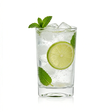 Small transparent round straight-sided glass cup for water juice milk tea cold drinks home hotel bar