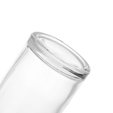 Bird nest beverage packing transparent glass jar with metal screw lid 45ml 60ml 85ml 110ml 160ml