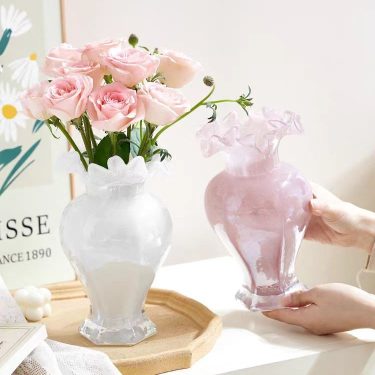 Vintage french style glass vase flower vase bulk