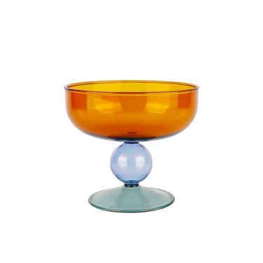 Bulk colorful glass ice cream cup dessert glass cup ice cream bowl