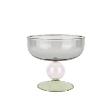 Bulk colorful glass ice cream cup dessert glass cup ice cream bowl