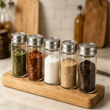 90ml Glass Seasoning Bottle Leak-Proof Kitchen Storage Essential