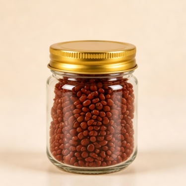25ml Golden Lid Leakproof High Temperature Resistant Glass Food Storage Jar