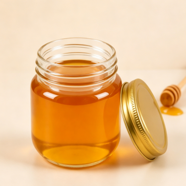 25ml Golden Lid Leakproof High Temperature Resistant Glass Food Storage Jar