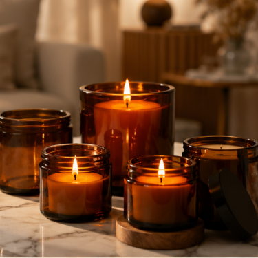 Why Are Amber Glass Candle Jars So Popular?