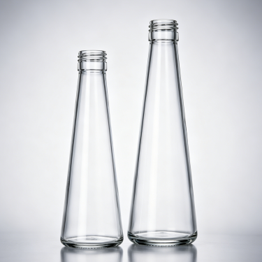 Premium Clear Glass Beverage Bottle for Juice Soda Sparkling Water Kombucha Tea Drinks Food Grade Packaging