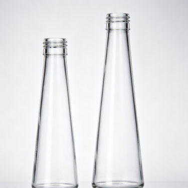 Premium Clear Glass Beverage Bottle for Juice Soda Sparkling Water Kombucha Tea Drinks Food Grade Packaging