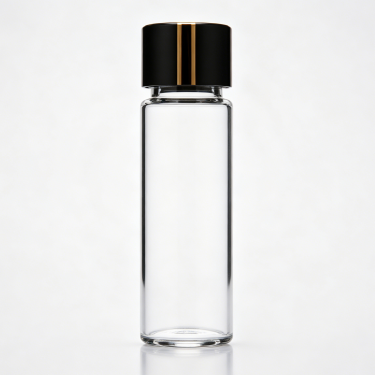 High Borosilicate Glass Sample Bottle Clear Screw Neck Laboratory Storage Bottle Mini Reagent Bottle for Liquid Powder Chemical Packaging