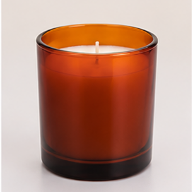 330ml Amber Glass Candle Jar Luxury Colored Candle Container Thick Bottom Empty Candle Vessel for Aromatherapy Home Decor