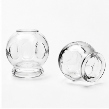 Glass Cupping Jar Vacuum Therapy Cup Set Thick Glass Body Massage Tool Home Spa Health Care Physical Therapy Pain Relief Relaxation Muscle Recovery Traditional Chinese Cupping Equipment