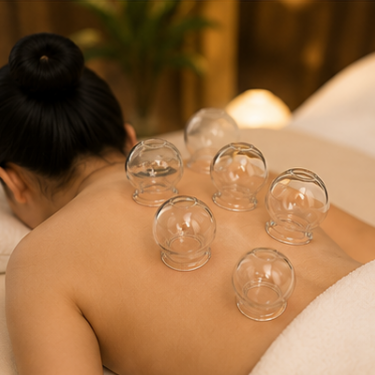 Premium Transparent Glass Cupping Jar Round Vacuum Therapy Massage Cup Reusable Thickened Borosilicate Glass for Wellness Spa Home Clinic