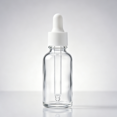 Clear Glass Essential Oil Dropper Bottle with Pipette Cosmetic Serum Bottle for Skincare Aromatherapy Packaging