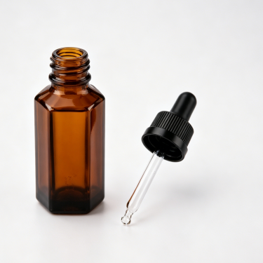 Amber Glass Essential Oil Dropper Bottle Pharmaceutical Aromatherapy Packaging Container Refillable Serum Cosmetic Glass Bottle 100ml