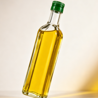 Premium Clear Glass Olive Oil Bottle Food Grade Vinegar Sauce Packaging Container Refillable Kitchen Storage Bottle
