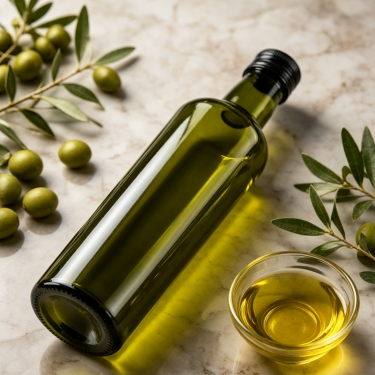 Premium Dark Green Glass Olive Oil Bottle Food Grade Oil Vinegar Storage Container Kitchen Packaging Bottle