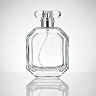 Luxury Clear Glass Perfume Bottle Refillable Fragrance Packaging Elegant Vintage Style Perfume Container for Premium Brand Collection