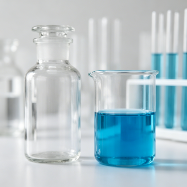 Clear Glass Reagent Bottle Laboratory Chemical Storage Container Ground Glass Stopper Sample Preservation Bottle Multiple Sizes Available