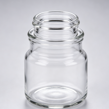 Clear Glass Storage Jar Wide Mouth Food Container Mini Candy Cookie Spice Storage Jar Kitchen Organizer