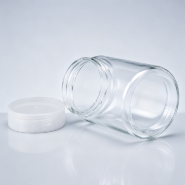 Clear Glass Tissue Culture Bottle Wide Mouth Screw Cap Laboratory Sample Storage Container Reusable Glass Cell Culture Bottle