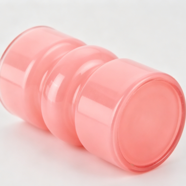 Modern Pink Glass Vase Decorative Flower Holder Nordic Style Centerpiece Vase for Home Wedding Hotel Table Decoration