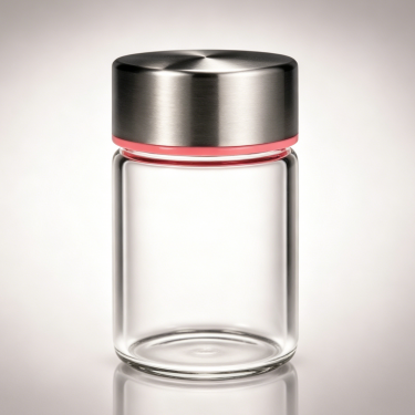 Premium Borosilicate Glass Water Bottle with Stainless Steel Lid Reusable Wide Mouth Drinking Jar for Home Office Travel Beverage Storage