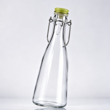 Premium Clear Glass Swing Top Wine Bottle Large Capacity Reusable Airtight Beverage Bottle for Wine Juice Water Storage