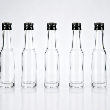 Premium Mini Glass Wine Bottle for Liquor Spirits Whisky Vodka Sample Packaging Food Grade Clear Glass Container