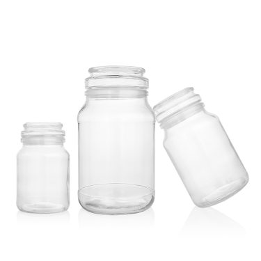 400ml 780ml 1500ml Glass empty freeze dried instant coffee jar with glass lid bulk