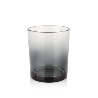 Wholesale custom gradient color luxury 7oz 11oz glass candle jars with lids