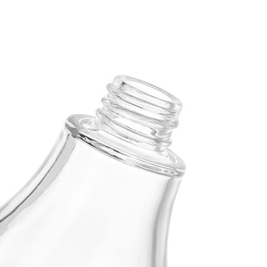 40ml Blown Clear Glass Dropper Bottle With Black Pipette Elegant Essential Oil Cosmetic Bottle