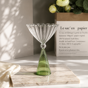 Gradient Stemmed Glass Champagne Wine Glass Creative Atmospheric High Grade Cocktail Glass For Bar Home Use
