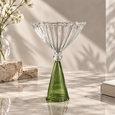 Gradient Stemmed Glass Champagne Wine Glass Creative Atmospheric High Grade Cocktail Glass For Bar Home Use