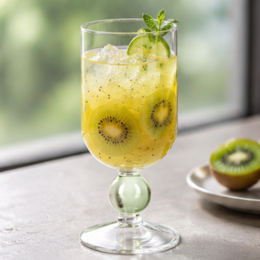 Hand Blown Glass Goblet Modern Stemmed Drinking Cup Decorative Juice Cocktail Dessert Glass for Home Bar Restaurant