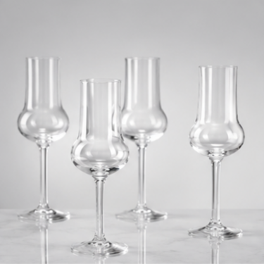 100ml Handmade Blown Glass Cup With Long Stem Elegant Transparent Wine Glass For Decoration And Drinking