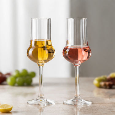 100ml Handmade Blown Glass Cup With Long Stem Elegant Transparent Wine Glass For Decoration And Drinking