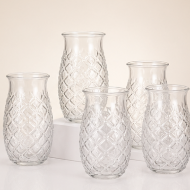 440ml Diamond Embossed Clear Glass Drinking Cup Elegant Vintage Glass Tumbler For Water Juice Coffee Tea Home Restaurant