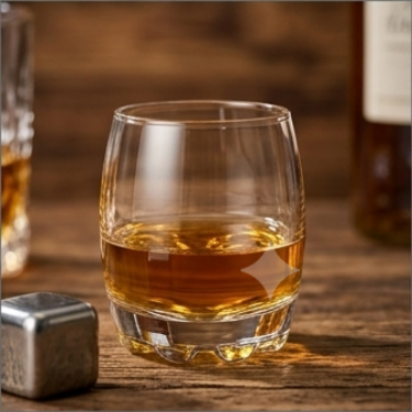 Clear Glass Cup 80ml Empty Round Espresso Coffee Mug Heavy Base Whiskey Shot Tumbler For Drinking Water Juice Milk Tea