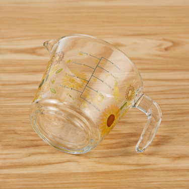 500ml Glass Measuring Cup With Handle Heat Resistant Transparent Borosilicate Kitchen Baking Cup