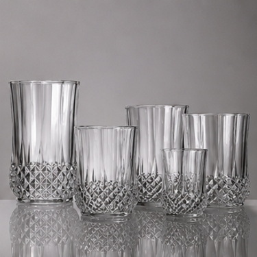 Luxury Diamond Pattern Glass Drinking Cup 200ml 240ml Clear Crystal Whiskey Water Juice Cocktail Tumbler for Home Hotel Restaurant