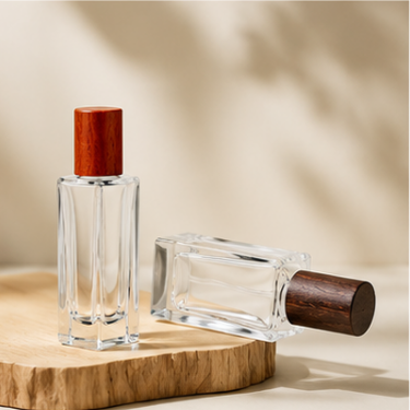 Premium Clear Glass Perfume Bottle Empty Refillable Fragrance Spray Bottle Luxury Cosmetic Packaging Container for Perfume  Wholesale