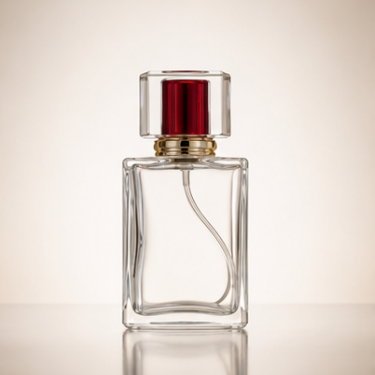 Luxury Rectangular Glass Perfume Bottle Empty Refillable Fragrance Bottle Thick Base Cosmetic Packaging Custom Perfume Glass Container