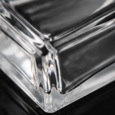 Minimalist Clear Glass Perfume Bottle Set 10ml 15ml 30ml Square Refillable Travel Fragrance Spray Atomizer Bottle