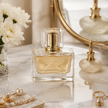 Elegant Square Glass Perfume Bottle Luxury Empty Fragrance Bottle Refillable Cosmetic Packaging Thick Glass Custom Perfume Container