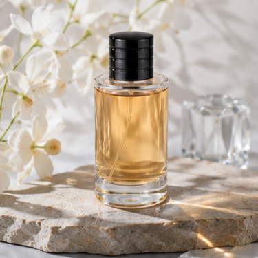 30ml 50ml 100ml Clear Glass Perfume Bottle Empty Refillable Fragrance Container Thick Bottom Screw Neck Cosmetic Packaging