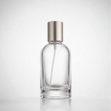 Premium Clear Glass Perfume Bottle with Silver Cap Refillable Fragrance Packaging Bottle for Perfume Essential Oil Cosmetic Use